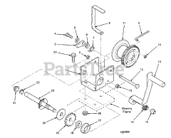 Scag STHM-22CH - Scag Three-Wheel Riding Mower, 22hp Kohler (SN: 3380001 - 3389999) Winch Lift System
