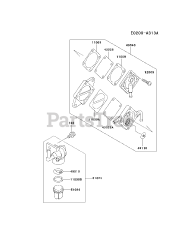 Kawasaki FE290D-AS23 - Kawasaki Engine FUEL-TANK/FUEL-VALVE