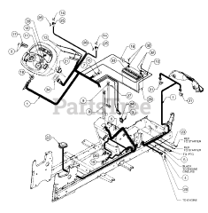 Brands 2185 (136-288-100) - Cub Cadet Garden Tractor (SN: 326006 - 389000)