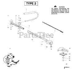 Poulan Pro PP 4000 C - Poulan Pro Brushcutter Attachment, Type 2