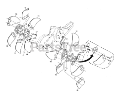 Husqvarna DRT 900 (960930008-03) - Husqvarna Rear-Tine Tiller (2009-04) Tine Assembly