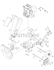 Yard Machines 24A-452G729 - Yard Machines Chipper Shredder (2006) (Home Depot)