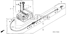 Honda BF130 A2 XA (BZBE) - Honda Marine Engine, Made in Japan (SN: BZBE-1300001 - BZBE-1400000) FUEL TANK