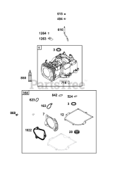 Briggs & Stratton 93J02-0112-H5 - Briggs & Stratton Vertical Engine Cylinder Group