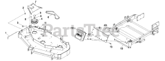 Exmark LHPUVD4448 - Exmark Ultra Vac QDS Bagger for 44" & 48" Lazer HP Mower (SN: 600000 - 669999) (2006) 44" Deck Components and Front Weights - 103-1315