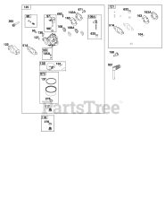 Briggs & Stratton 150202-0001-B8 - Briggs & Stratton Horizontal Engine