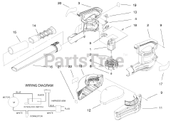 Toro 51589 - Toro Quiet Blower Vacuum (SN: 099000001 - 099100000) (1999)