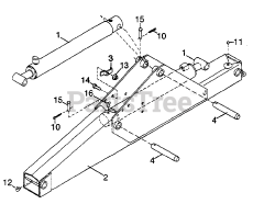 Cub Cadet 407 (590-407-100) - Cub Cadet Backhoe Boom