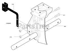 Murray 11052x92D - Murray Cultivator (2003) Transmission Assembly
