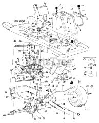 Lawn Groom 136-504-327 - Lawn Groom Lawn Tractor (1986)