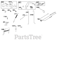 Briggs & Stratton 44S977-0041-G1 - Briggs & Stratton Vertical Engine Controls Group