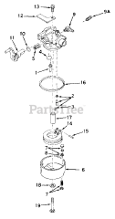 Tecumseh CA-631572A - Tecumseh Carburetor