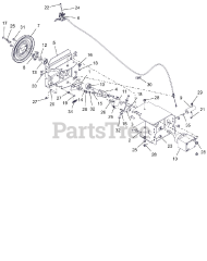 Gravely 921026 - Gravely 28" Power Brush, Subaru (SN: 056000 - 056999)