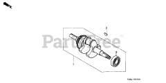 Honda HS828 K1 TAS/C (SZAK) - Honda 28" Snow Blower, Made in Japan (SN: SZAK-2120001 - SZAK-9999999) CRANKSHAFT