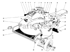 Toro 20785 - Toro Walk-Behind Mower (SN: 001000001 - 001999999) (1981) Housing Assembly