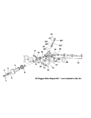Cub Cadet 59A60001 (59A60001750) - Cub Cadet Lawn Spray Gun General Assembly