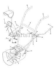 Yard Machines 31AM63EF700 - Yard Machines Snow Thrower (2008) Standard 2 way Chute