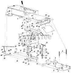MTD 19930-7 - MTD 40" Snow Thrower Attachment (1987)