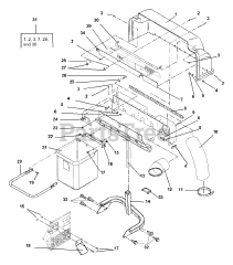 Gravely 892023 - Gravely Bagger for PM144Z, PM148Z, PM152Z (SN: 000101 & Above)