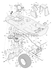 Murray 30577x8A - Murray 30" Rear-Engine Riding Mower (2000) Motion Drive