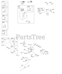 Briggs & Stratton 219807-0113-E1 - Briggs & Stratton Vertical Engine Controls, Fuel Supply, Governor Spring