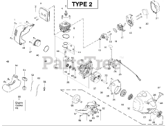 Poulan Pro PP 325 - Poulan Pro String Trimmer Engine Type 2
