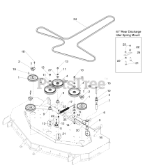 Ferris 5100/61RCE (5900726) - Ferris 61" Rear-Discharge Mower Deck