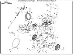 Homelite UT-80522 A - Homelite Pressure Washer