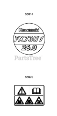 Toro 23208 G (STX-26) - Toro Stump Grinder (SN: 316000001 - 316999999) (2016) Label Set