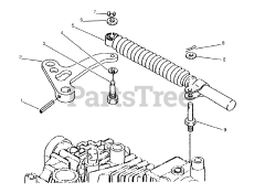 Toro 72062 (264-6) - Toro Yard Tractor (SN: 059000001 - 059000227) (1995) Lever Damper