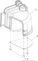 Troy-Bilt 23AACAAX711 - Troy-Bilt FLEX Leaf Blower Attachment (2016) Discharge Chute