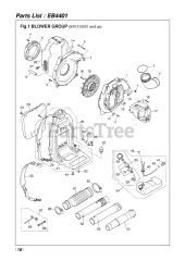 RedMax EB 441 - RedMax Backpack Blower (SN: 310001 & Above) (2004-08)