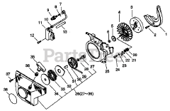 Echo CS-8002 - Echo Chainsaw (SN: 36001001 - 36001405)