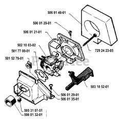 Husqvarna 40 - Husqvarna Chainsaw (1985-05) Air Filter/Carburetor