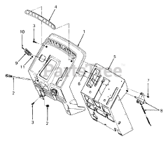 Cub Cadet 1541 (141-651-100) - Cub Cadet Garden Tractor (SN: 800000 - 816508) Pedestal, Instrument Panel And Engine Controls