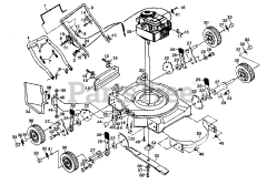 Poulan Pro PP 722 SB - Poulan Pro Walk-Behind Mower