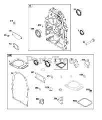 Briggs & Stratton 358447-0110-01 - Briggs & Stratton Horizontal Engine