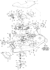 MTD 195-957-000 - MTD Mower Deck Assembly Only (1985)