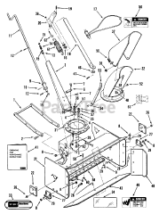 Toro 06-42ST06 - Toro 42" Snow Thrower Attachment (1990)