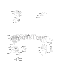 Briggs & Stratton 122332-0112-E8 - Briggs & Stratton Horizontal Engine Exhaust System