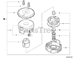 Shindaiwa 78890-30000B (99922201720) - Shindaiwa Speed-Feed 400 Head