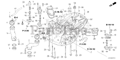 Honda BF250 A XXCA (BBJJ) - Honda Marine Engine, Made in Japan (SN: BBJJ-8000001 - BBJJ-9999999) MOUNT CASE