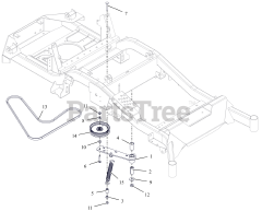 Ariens 991327 - Ariens Apex 52" Zero-Turn Mower, 23hp Kawasaki FR, Rear-Discharge (SN: 000101 - 119999) Transaxle Drive