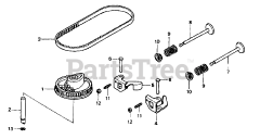 Craftsman 580.768321 (1431-1) - Craftsman 2,000 PSI Pressure Washer Camshaft Pulley