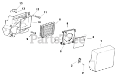 Kohler CH5-1520 - Kohler Command PRO Engine, Basic Version, 5hp Air Intake/Filtration (TP-2356-A) Rev 10/25/2006