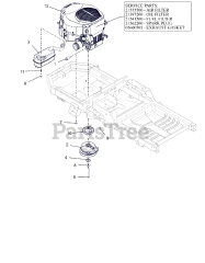 Ariens 915220 - Ariens Ikon-X 42" Zero-Turn Mower, 22hp Kohler (SN: 035000 - 044999)
