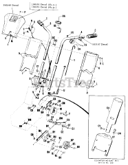 Simplicity 990426 - Simplicity Sno-Away 23" Snow Thrower, 4hp, Rubber Tire