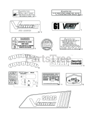 Scag SVRII-61V-38FX-EFI - Scag V-Ride II 61" Stand-On Mower, 38hp Kawasaki (SN: S4800001 - S4899999) (Rev 02)