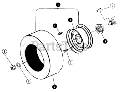 Snapper 1650 A (80524) - Snapper Garden Tractor, 16hp Rear Wheels