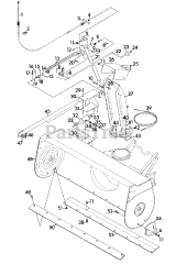 Gravely 40693 - Gravely 40" Snow Blower for 4-Wheel Tractor